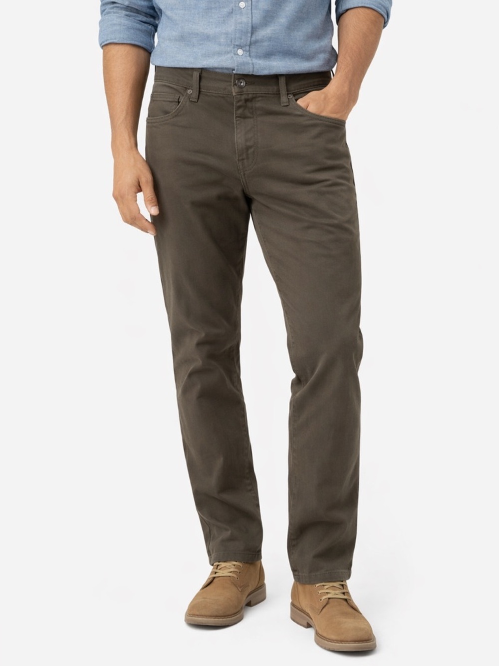 Rag & Bone Standard Issue Slim Fit Pants 34 Brown Chino mens